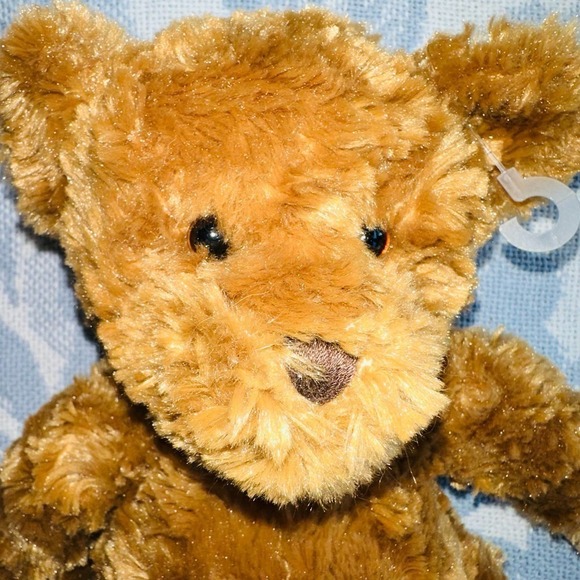 Excellent Condition Douglas Cuddle Toy 12” Fuzzy Carmel Teddy Bear - Picture 9 of 10